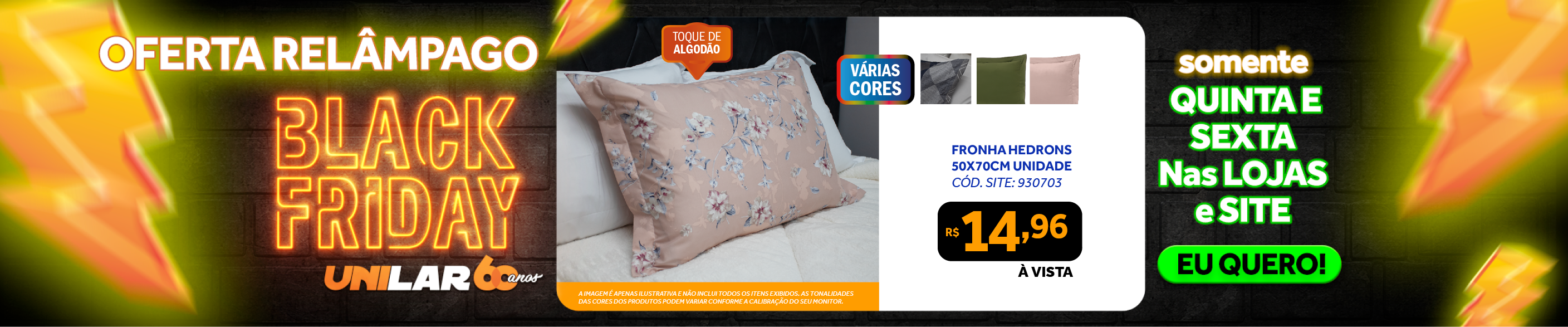 Fronha Hedrons Toque de Algodão 50x70cm Giulia